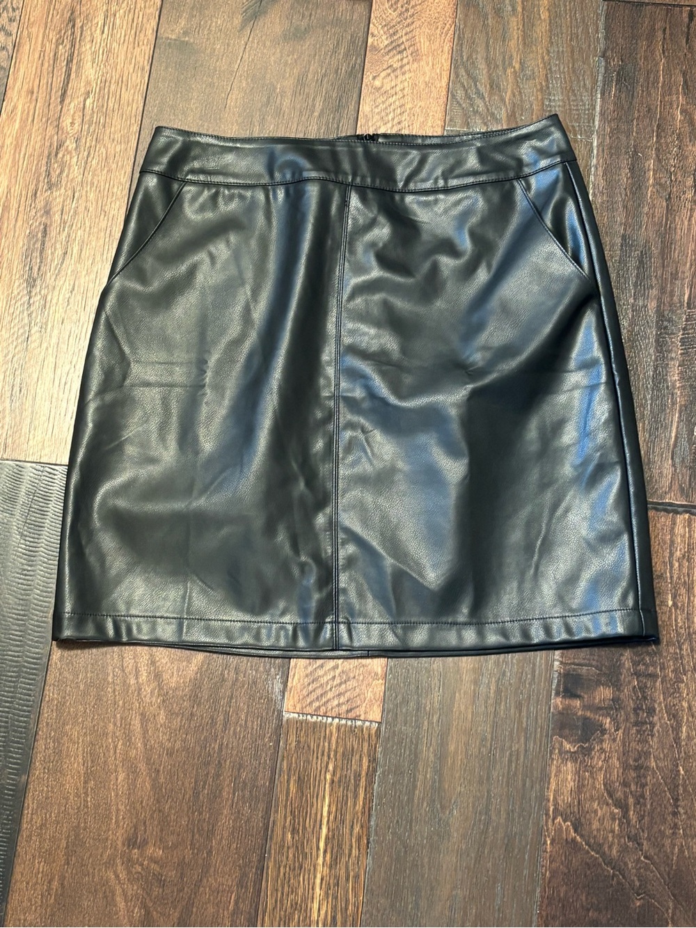 Mangopop Faux Leather Skirt Medium